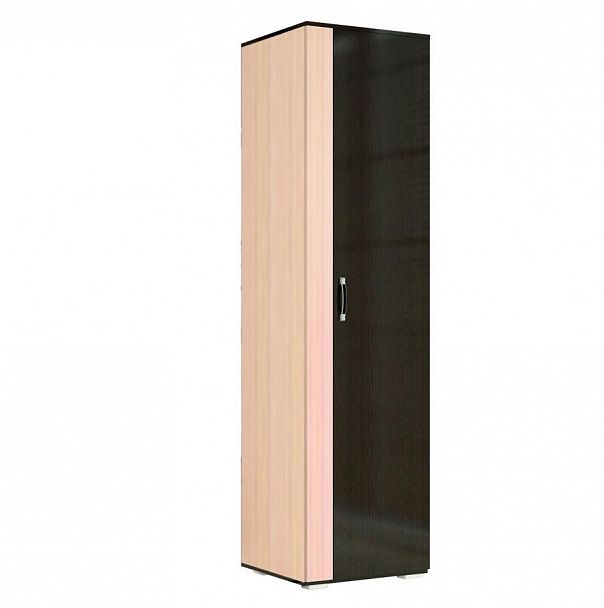 Гостиная Оскар-18 шкаф бельевой (2100х600х470) венге/дуб молочный - Вид 1