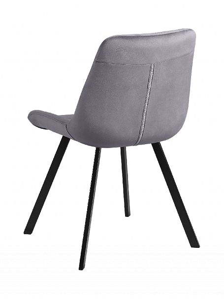 Комплект стульев Эйден М, темно-серый H15/черный, 2 шт. - Вид 5