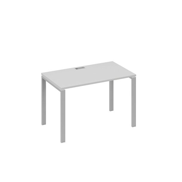 Стол письменный на металлокаркасе UNO A4 А4 Б1 013 БП серый / металлокаркас серый - Вид 1