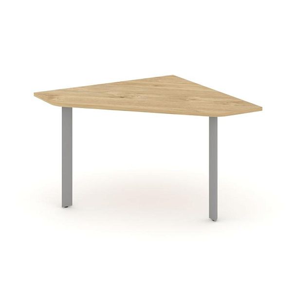 Style Project Next Угловой элемент переговорного стола SN-59.UPRG-031 Тиквуд Светлый/Металл Серый 1180*1180*750 - Вид 1