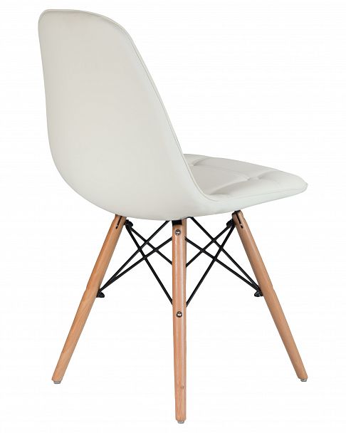 Стул обеденный DOBRIN BENNET (ножки светлый бук, кремовый) - Вид 4