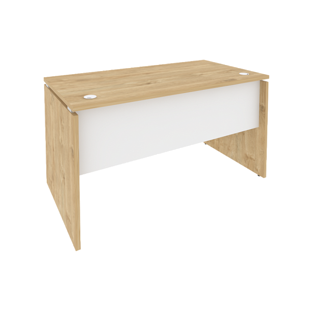 Onix Стол письменный O.SP-3.7 Тиквуд светлый/Белый бриллиант 1380*720*750 - Вид 1