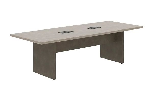 WOOD STONE Стол для переговоров СФ-531102 2600х1020х760 Дрифтвуд / Бетон Чикаго темный Wood stone кабинет руковод  без цвета - Вид 1