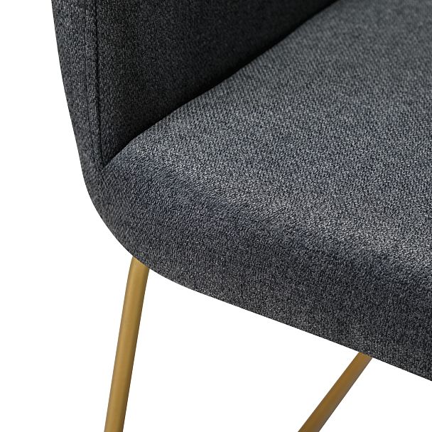 Кресло Oscar тёмно-серый/Линк золото - Вид 4