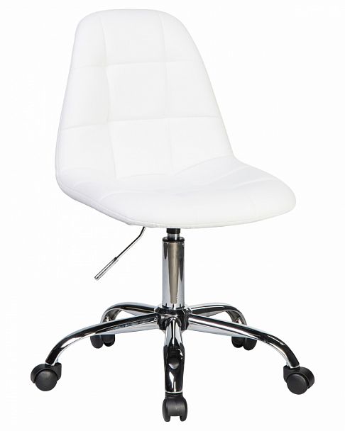 Офисное кресло для персонала DOBRIN MONTY (белый) - Вид 1