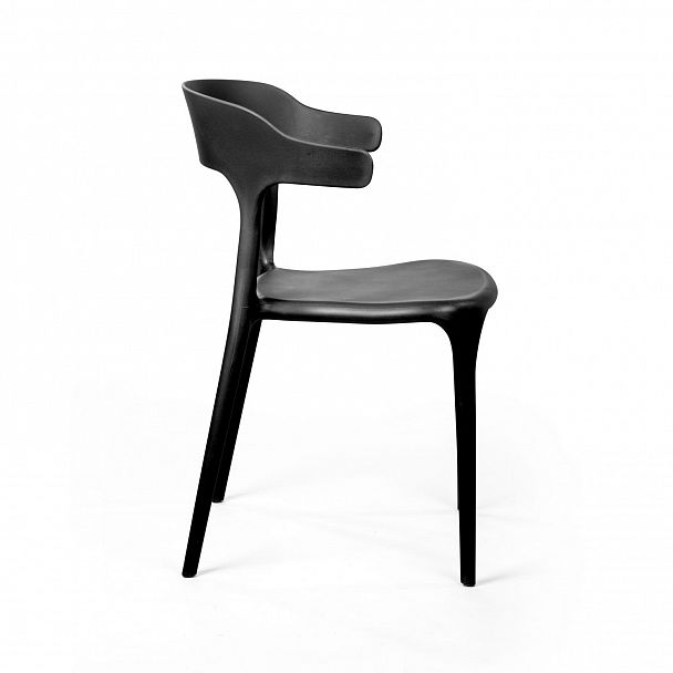 Стул Leo, первичный пластик черный, стопируемый - Вид 3