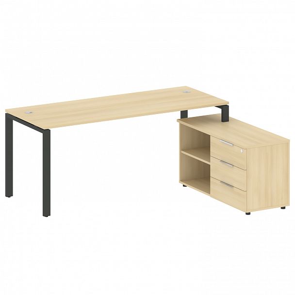 Рабочая станция "Metal System" БП.РС-СТС-2.5 акация/антрацит - Вид 1
