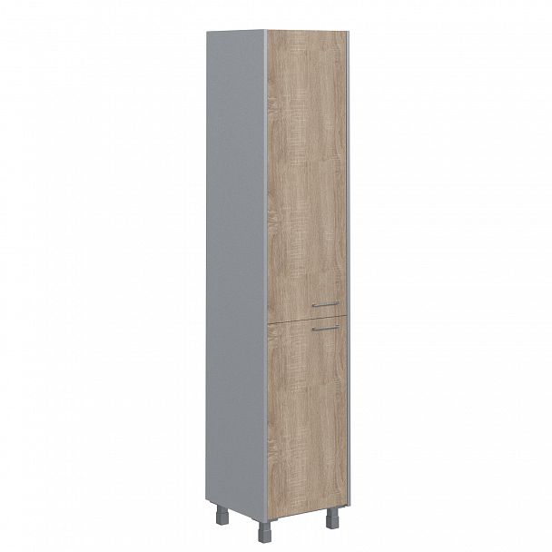 Пенал "Offix new" OHC 45.3 дуб сонома/металлик - Вид 1