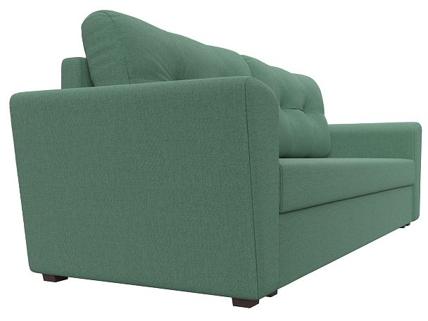 Диван прямой Амстердам Лайт Рогожка зеленый - Вид 4