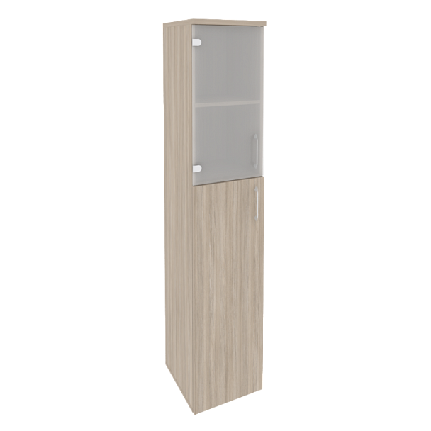 Onix Шкаф высокий узкий левый O.SU-1.7 (L) Дуб аттик 400*420*1977 - Вид 1