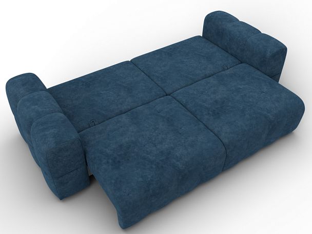 Диван прямой Лига-110 НПБ Велюр синий - Вид 10