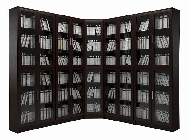 Шкаф книжный Мебелайн-17 - Вид 1