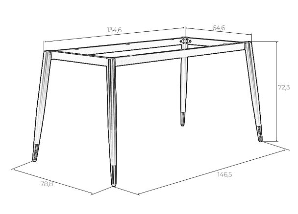Подстолье обеденное DOBRIN LESTER - Вид 5