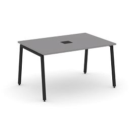 Стайл Проджект Стол переговорный SN-4A.SPRG-001 Серый Пепел/Металл Черный 980*980*750 - Фото предпросмотра