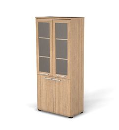 SMART/СМАРТ RS159-78Х44 Шкаф комби мдф з/с лдсп 786х436х2104 Швейцарский вяз - Фото предпросмотра