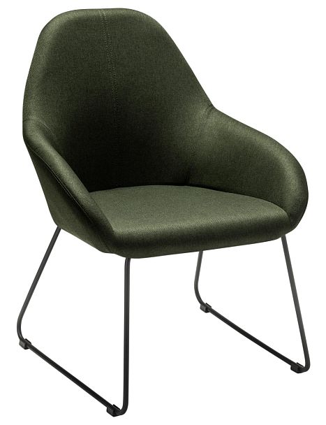 Кресло Kent тёмно-зеленый/Линк - Вид 1