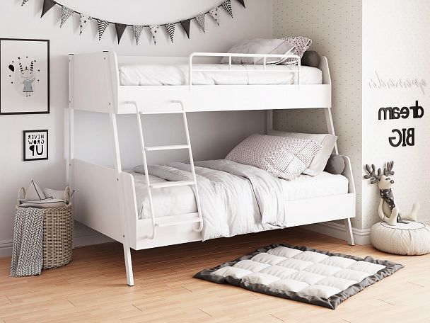 Кровать двухъярусная "Дельта Лофт 20.02.04" white - Вид 1