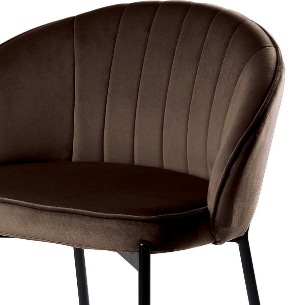 Комплект полубарных стульев Миэль коричневый/черный, 3 шт. - Вид 6