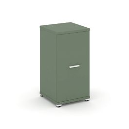 Concept Шкаф 1 узкая секция, 2 ниши CN.STU-213 W Кобо/Металл Белый 420*420*818 - Фото предпросмотра