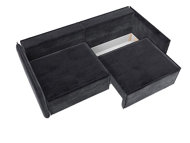 Диван прямой Либерти Велюр серый - Вид 7