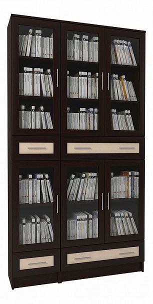 Шкаф книжный Мебелайн-44 - Вид 1