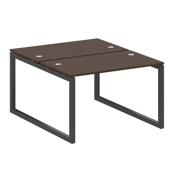 Metal System Quattro Р. ст. на О-образном м/к 50БО.РАС-СП-2.2 Венге/Антрацит металл 1200*1475*750 - Вид 1