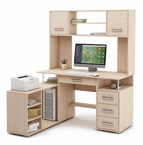 Стол письменный Амбер-23Я - Вид 1