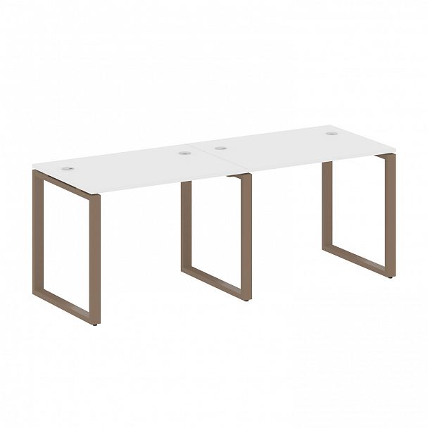 Рабочая станция "Metal System" БО.СМ-2.1 белый/мокко - Вид 1