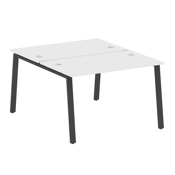 Metal System Р. ст. на А-образном м/к БА.РАС-СП-2.2 Белый/Антрацит металл 1200*1475*750 - Вид 1