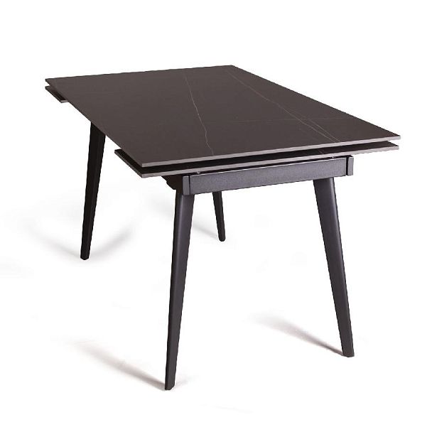 Стол раскладной Buren (140+30+30) керамика черный - Вид 14