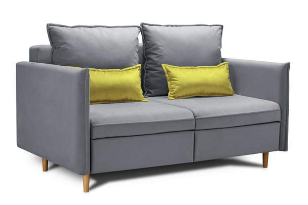 Диван-кровать «Оливер» 1390 серый - Вид 1