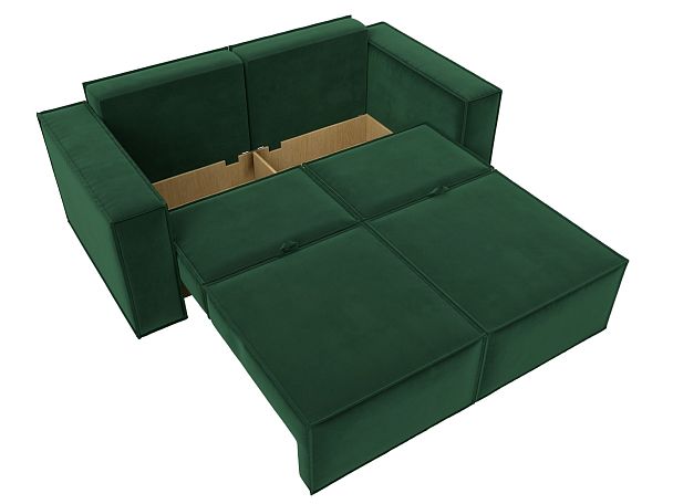 Диван прямой Куба мини Велюр зеленый - Вид 8
