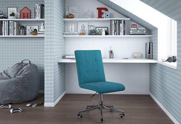 Кресло CHAIRMAN 030, крестовина хром, экокожа, черный - Вид 10