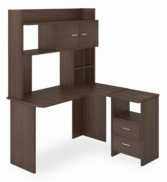 Стол компьютерный Домино Lite СКЛ-Угл130+НКЛХ-130 Шамони правый - Вид 1