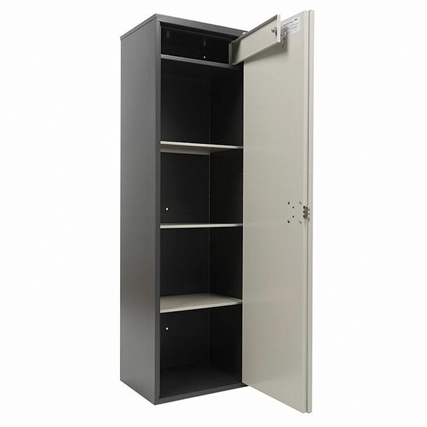 Шкаф металлический для документов AIKO "SL-150Т" ГРАФИТ, 1490х460х340 мм, 32 кг, S10799150502 - Вид 3