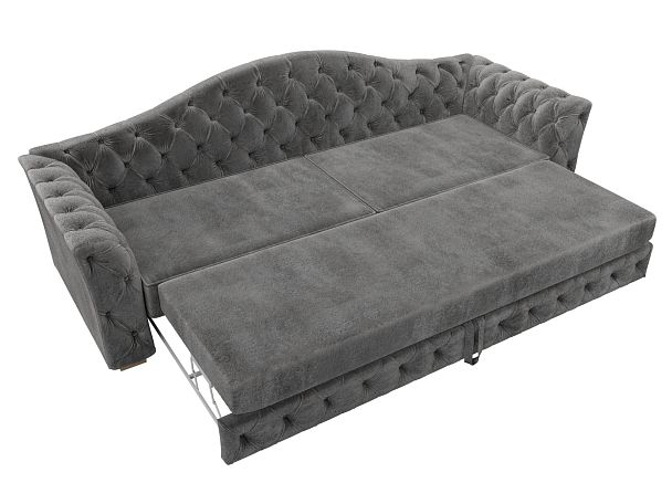 Диван прямой Артис Велюр серый - Вид 7