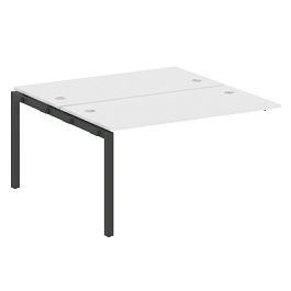 Metal System Quattro Р. ст. криволинейная на П-образном м/к 50БП.РАС-СА-2.3 Белый/Антрацит металл 1400*2435*750 - Фото предпросмотра