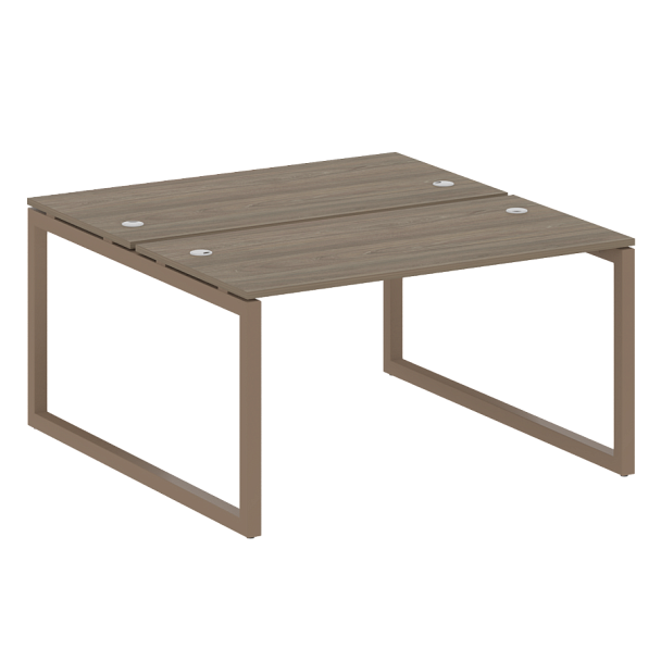 Metal System Quattro Р. ст. на О-образном м/к 50БО.РАС-СП-2.3 Вяз/Мокко металл 1400*1475*750 - Вид 1