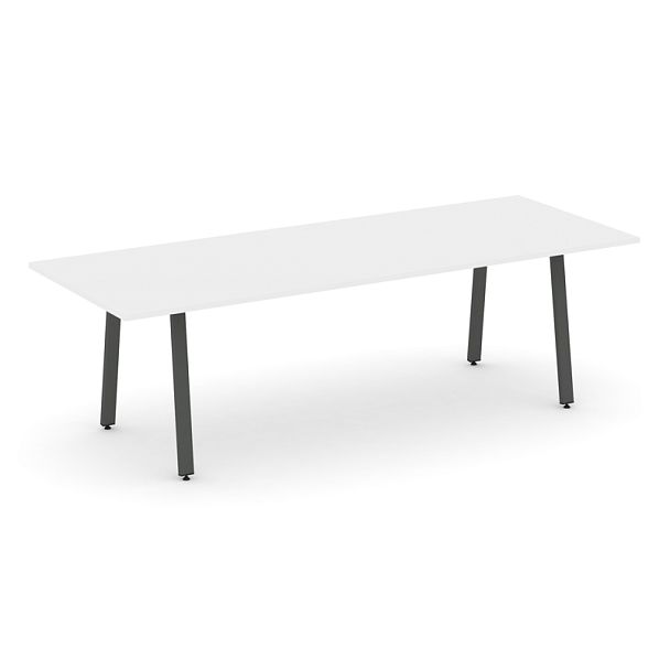 Style Project Direct Direct Стол переговорный SN-6A.SPRG-258.3 Белый/Металл Антрацит 2580*980*750 - Вид 1