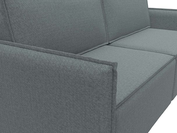 Диван прямой Либерти Рогожка серый - Вид 4