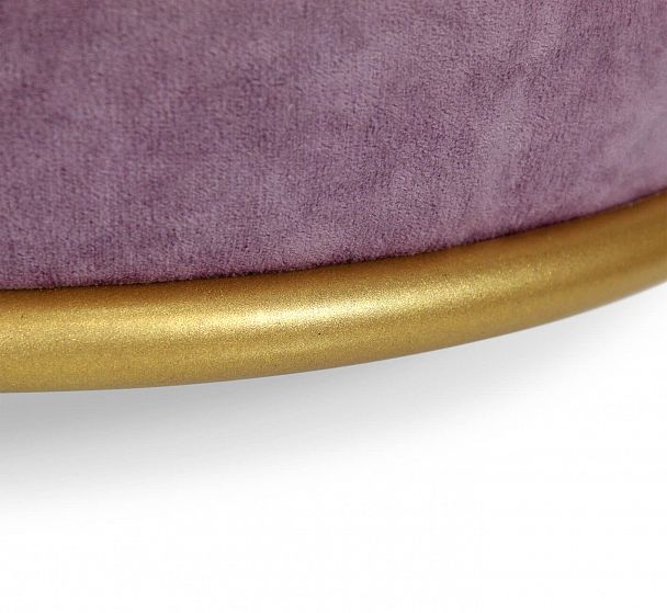 Пуф Sheffilton SHT-B6 пыльная роза/золото - Вид 4