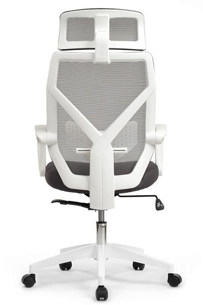 Кресло Oliver RCH W-203AC Белый пластик/Серый - Вид 4