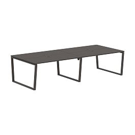 Стол 4-х местный EVWST 3113 Мокко/Мокко 3126х1346х750 EDIS - Фото предпросмотра