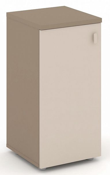 Шкаф низкий узкий (1 низкий фасад ЛДСП) "ESTETICA" ES.SU-3.1  Капучино - Вид 1