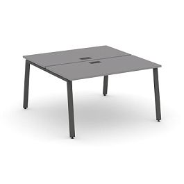 Стайл Проджект Рабочая станция двухсторонняя SN-6A.DRS-011 Серый Пепел/Металл Антрацит 980*1432*750 - Фото предпросмотра