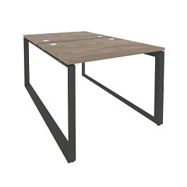 Onix Рабочая станция на О-образном м/к O.MO-D.RS-2.1.8 Тиквуд темный/Антрацит металл 980*1635*750 - Фото предпросмотра