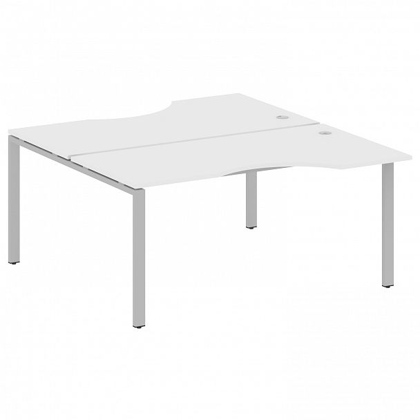 Рабочая станция "Metal System" БП.РАС-СА-2.1 белый/серый - Вид 1