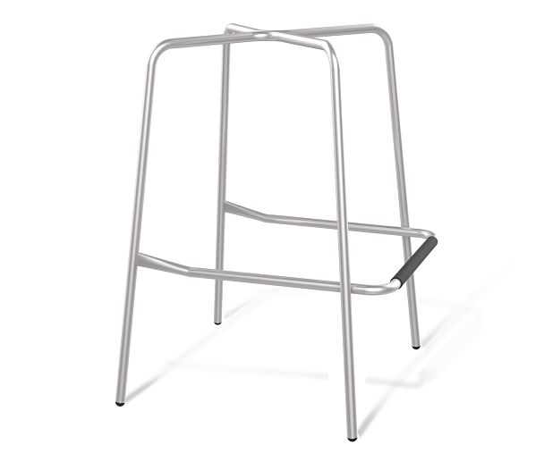 Стул полубарный Sheffilton SHT-ST33/S29-1 угольно-серый/хром лак - Вид 5