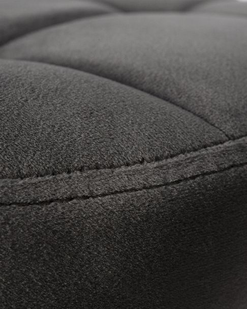 Табурет барный DOBRIN BRUNO (серый велюр (MJ9-75)) - Вид 4