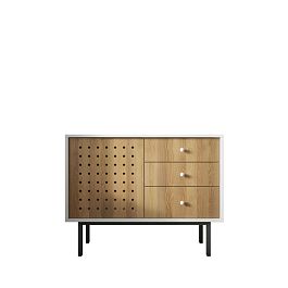 Комод с тремя ящиками и дверкой KOTO арт KT11 - Фото предпросмотра